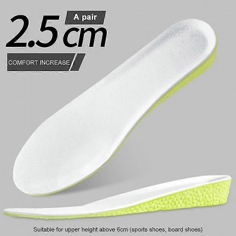 Invisible Height Increase Insole Cushion Adjustable Soft Shoe Insertheight Lift  Men Women