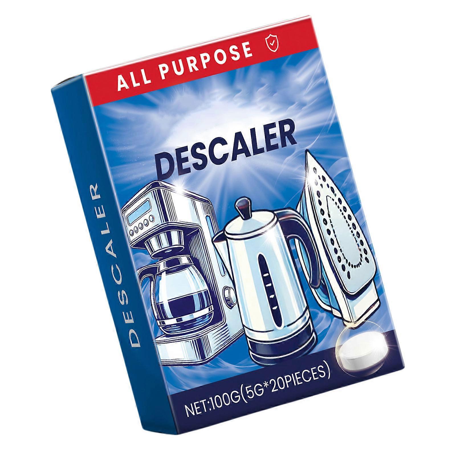 20pcs High Efficiency Appliance Cleaning Tablet Coffee Maker Effervescent Pads Practical Washing Machine Cleaner Multicolor