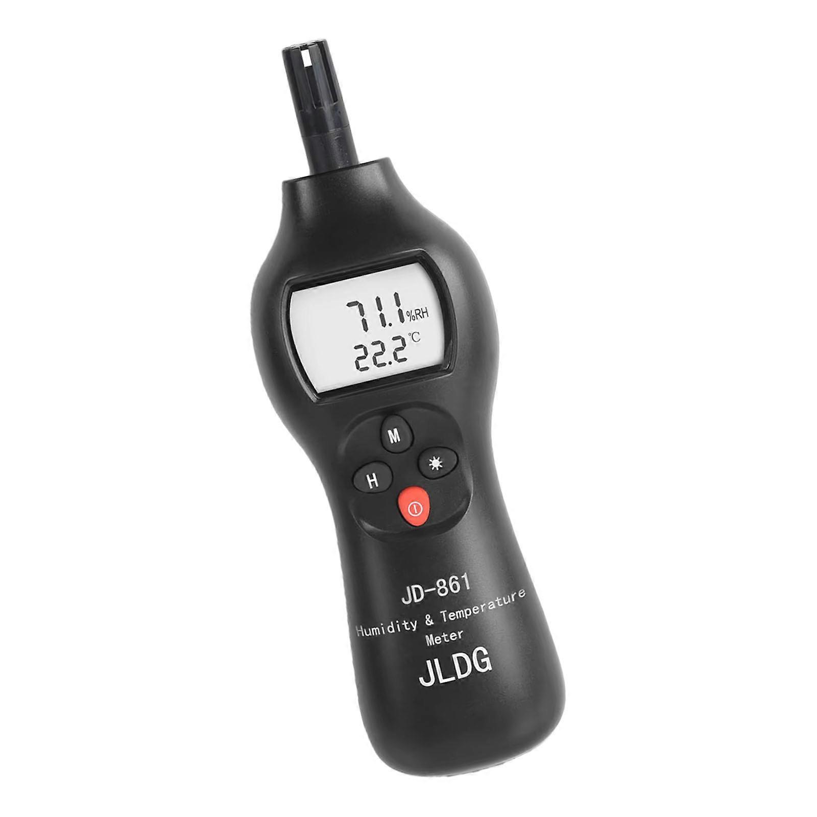 Portable Indoor Outdoor Hygrometer with Accuracy Sensors Auto Calibration & Clear LCD Display for Indoor Outdoor Use Multicolor