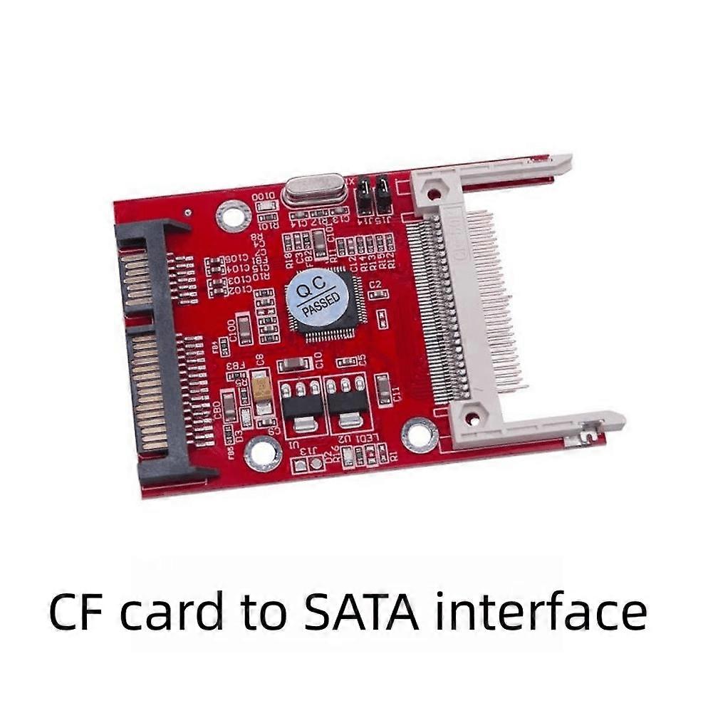 GUYUTING CF Card SATA Converter Red, Enable CF as Hard Drive for 1st/2nd Gen CF Cards Converter