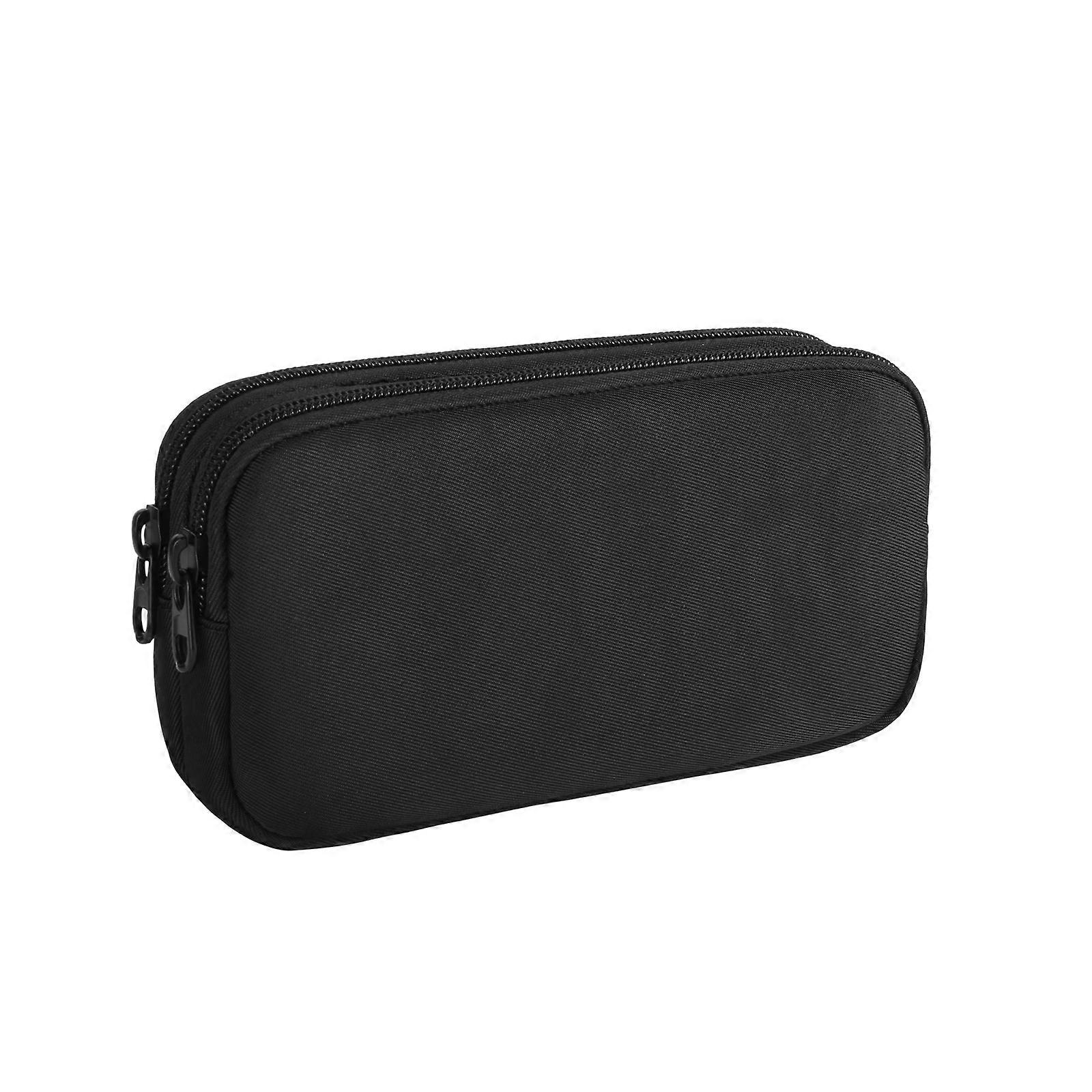 Double Compartment Waist Pack Electronics Storage Protective Soft Material On the Go Design Convenient Fastener Bag Multicolor