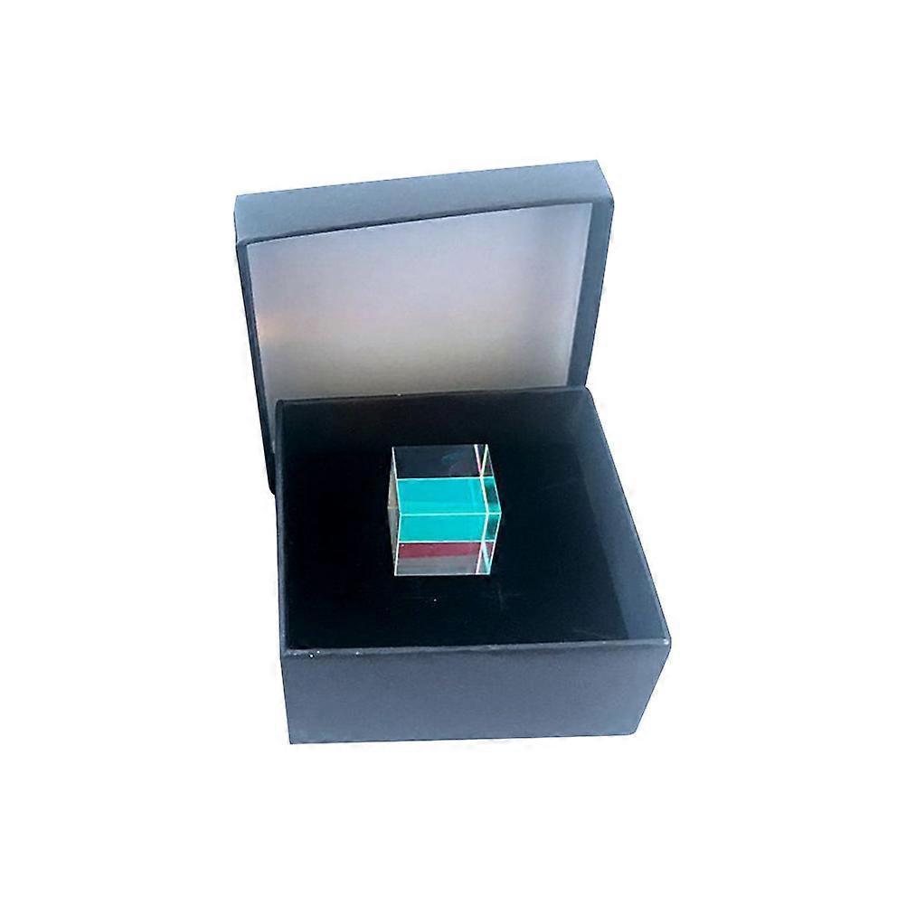 Rgb Dispersion Prism Optical Cube for Decoration Art Home Decoration Cube for Science Experiment Use 1Pcs