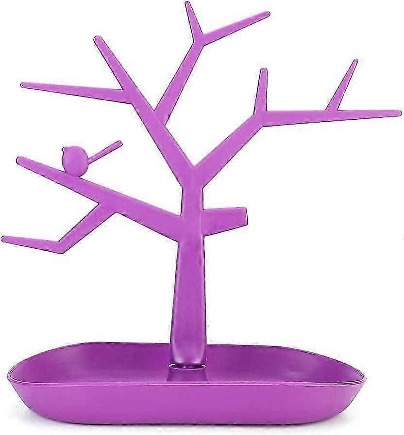 Jewelry stand Tree shape (Purple)