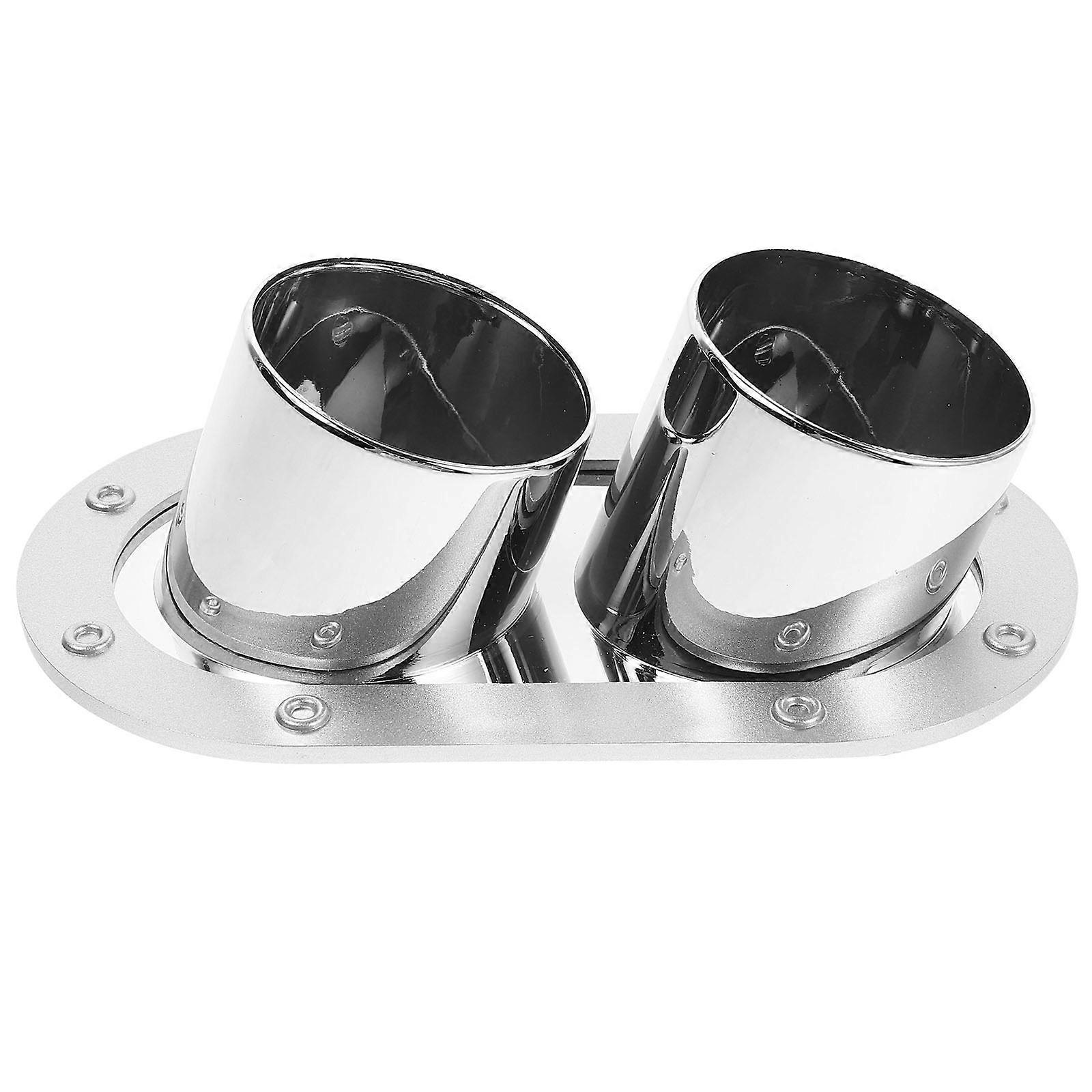 Universal Dual Tail Pipe Decoration Sticker for Car