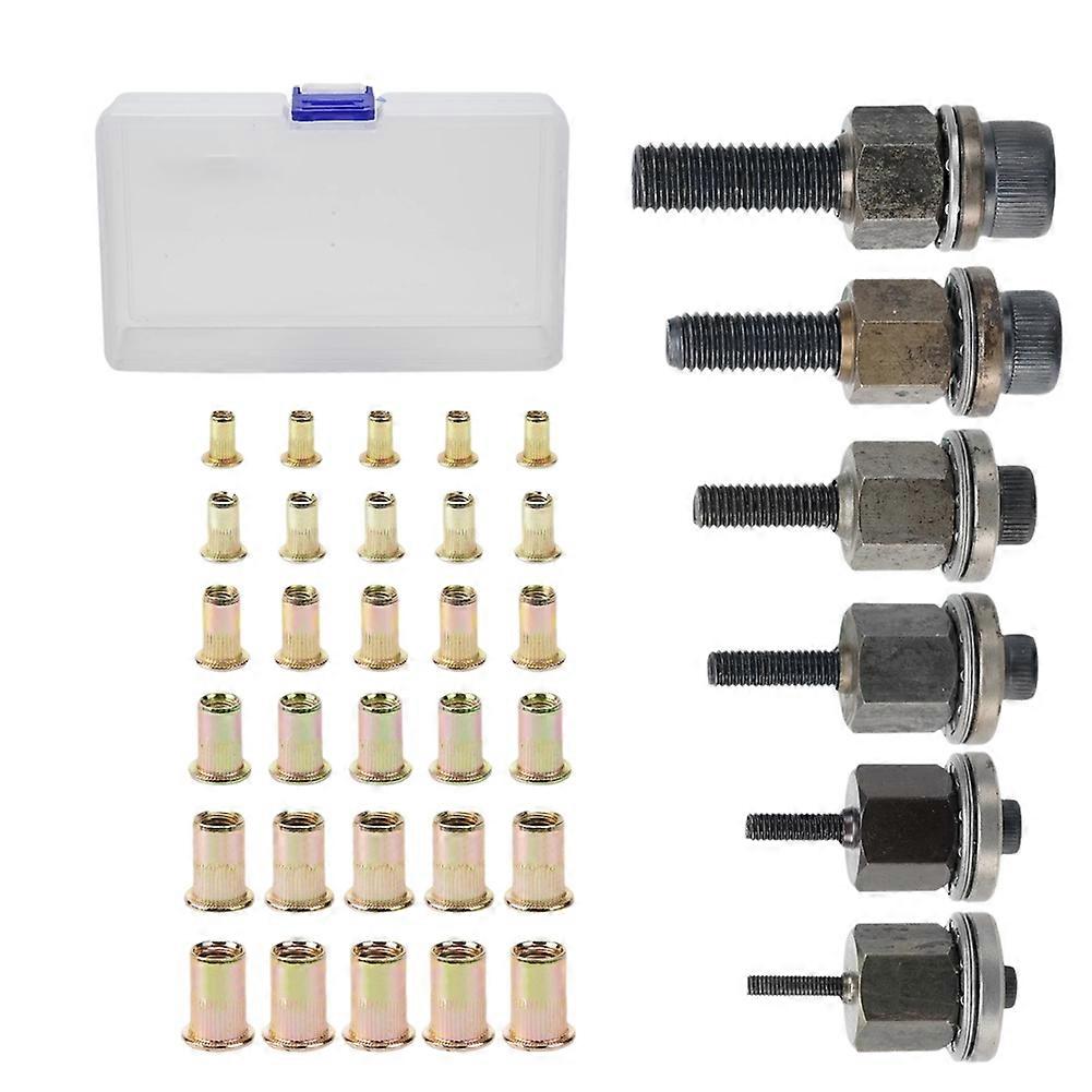 Hand Rivets Nut Tool Sets with Box 36Pcs Set