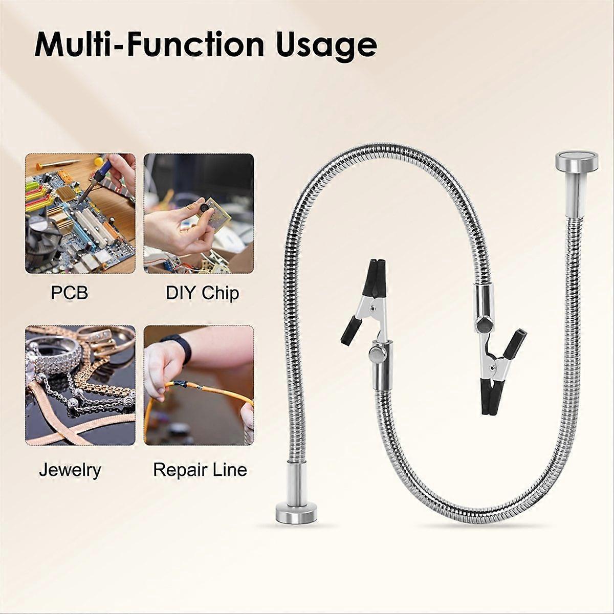 Magnetischer Mini-Löt-flexibler Arm-PCB-Leiterplatten-Hoder, ein