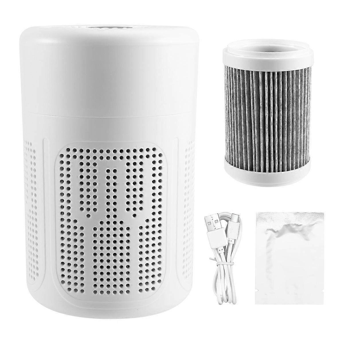 Desktop Air Purifier HEPA Filter with Negative Ion Technology Eliminates Formaldehyde Odors Smoke a