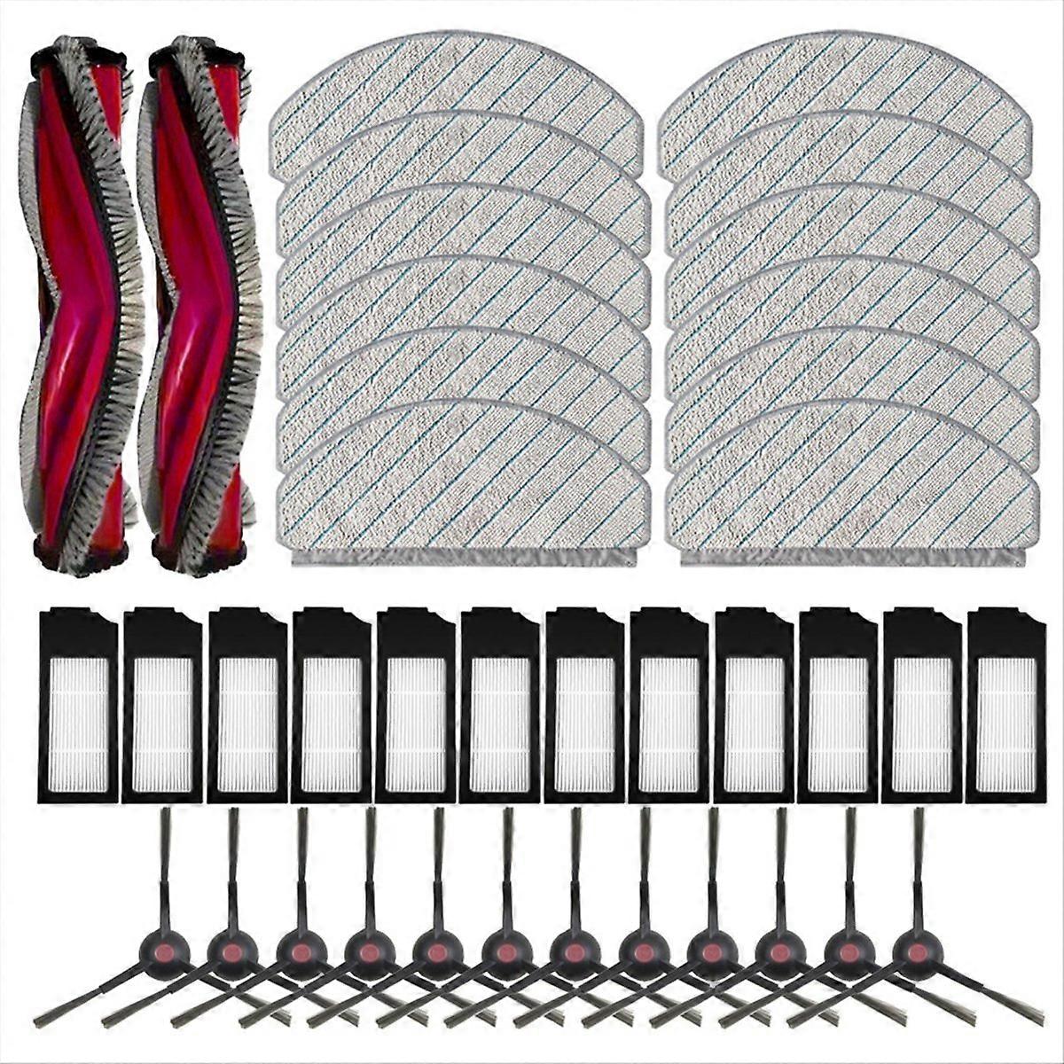 For C12/C12 Plus Main Side Brush Hepa Filter Mop Cloth