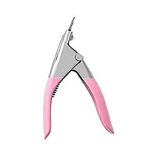 Nail Clipper for Acrylic Nails with Precision Blade, Adjustable Angle, Ergonomic Grip, Pink