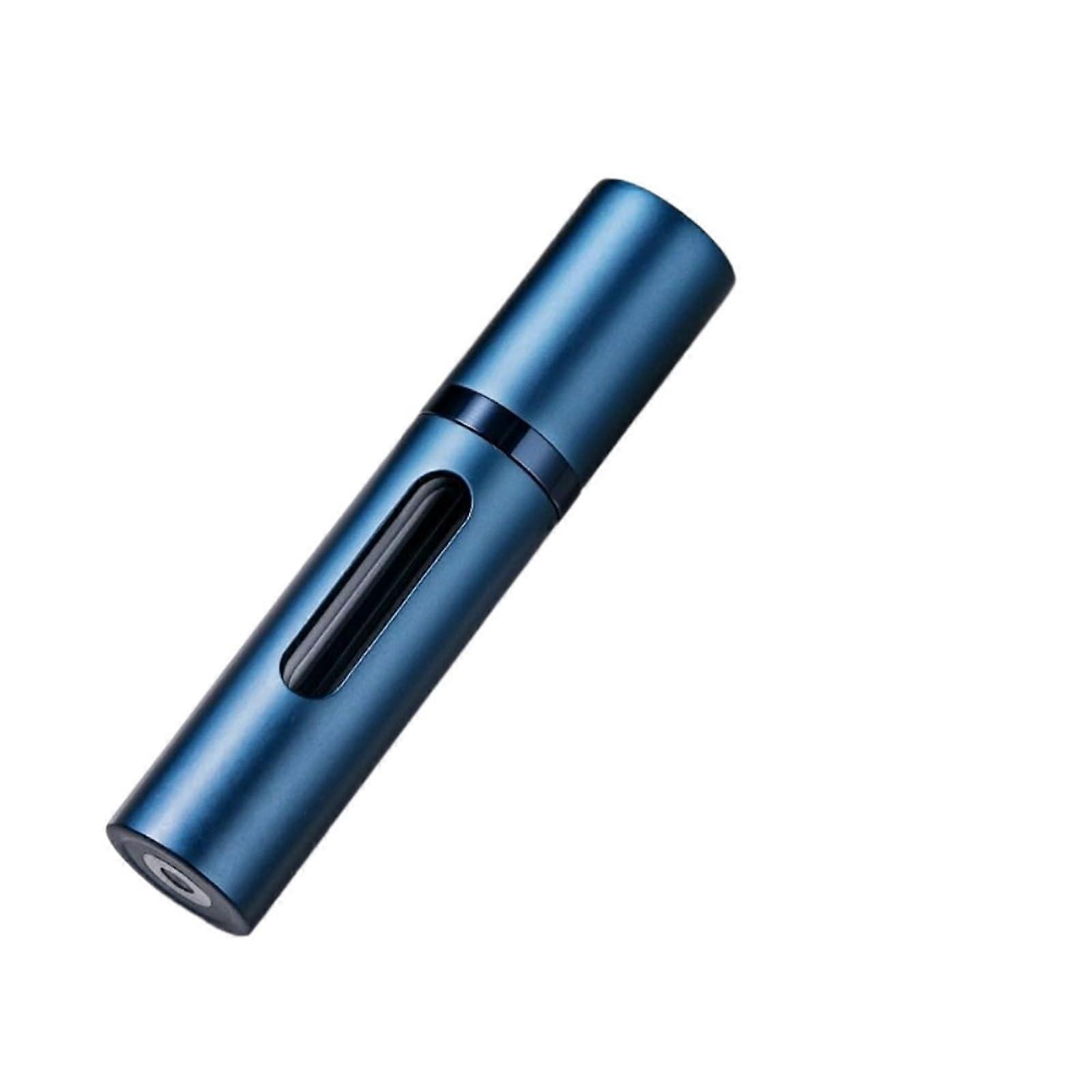 Refillable Glass Perfume Atomizer 5ml Blue Travel Spray Bottle Compact Precise Mist