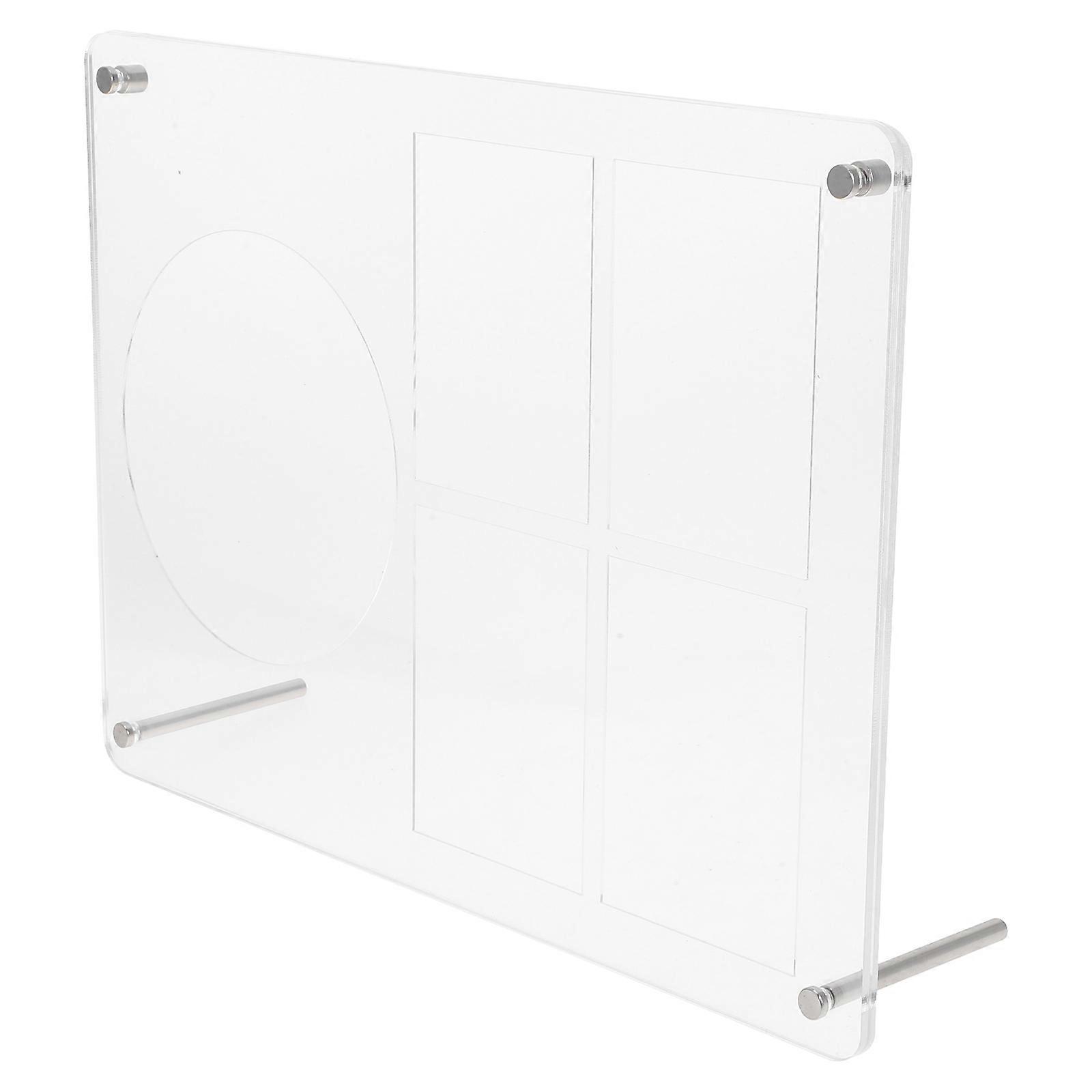 Clear Cd Holder Small Display Stand For Desktop Modern Style 1Pcs