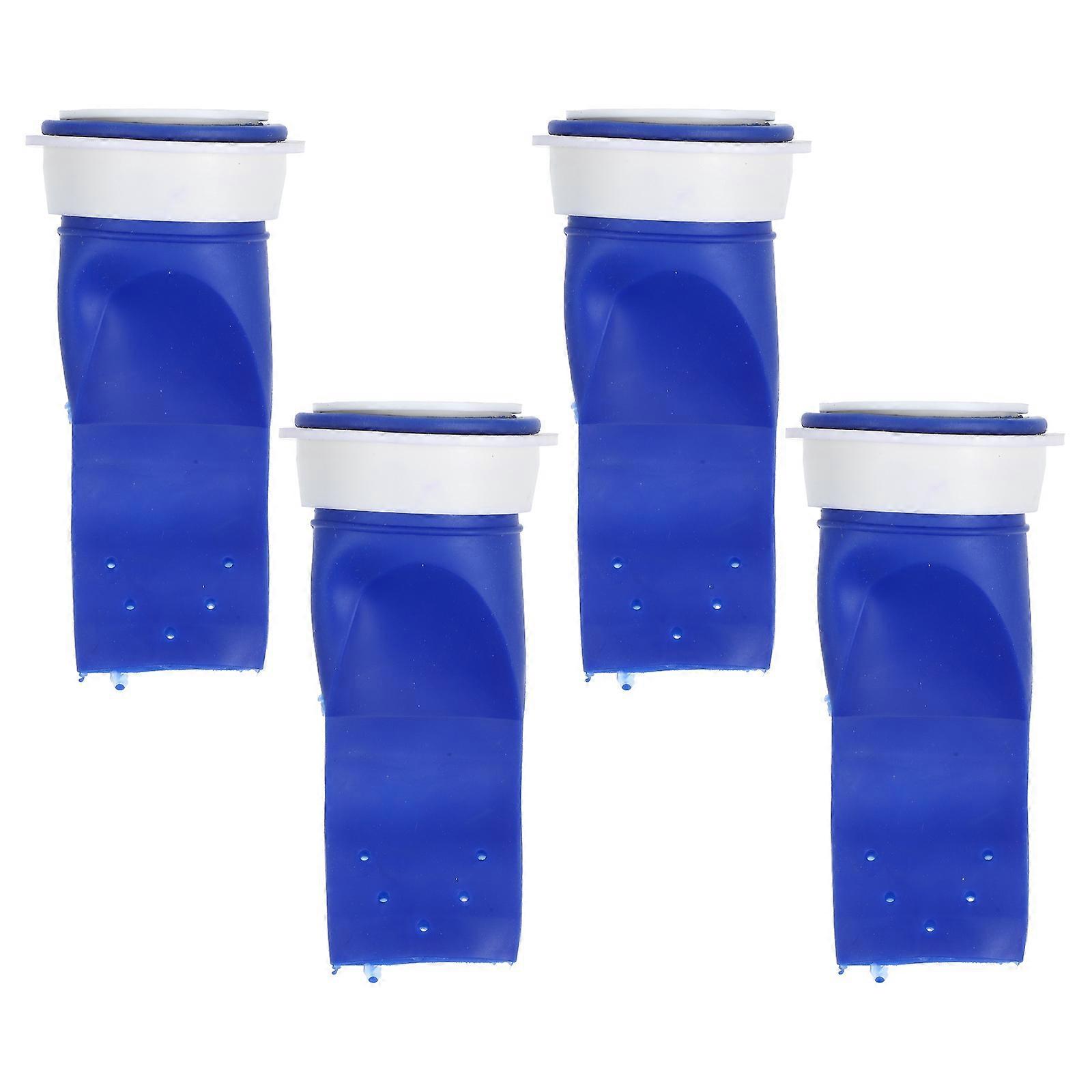 Plastic Floor Drain Backflow Preventer Shower Seal Ring 4Pcs for Home Use