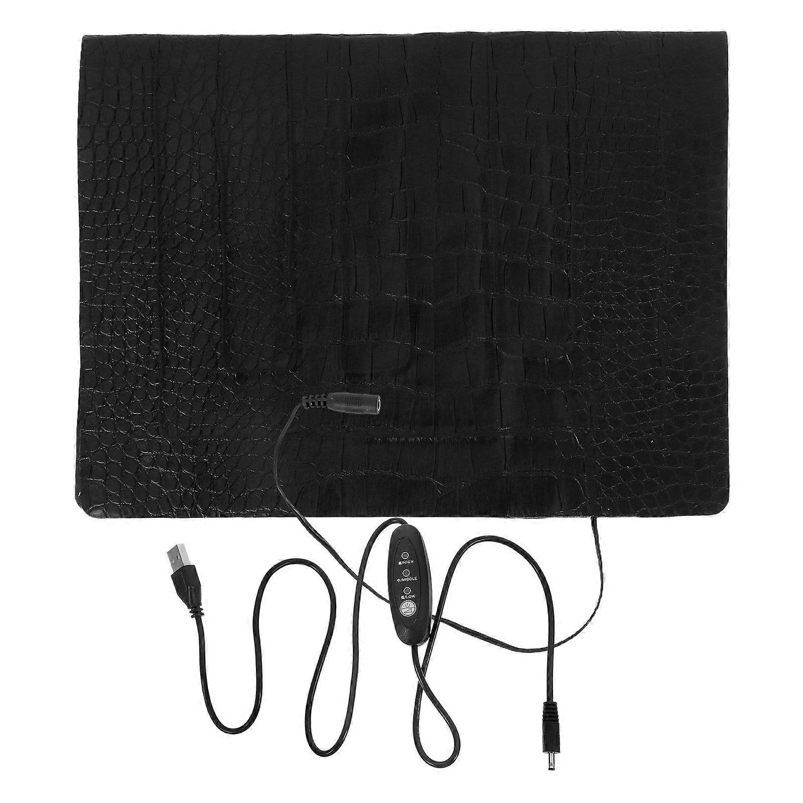 Portable Pet Warming Mat Carbon Fiber Heating Pad Adjustable Temperature