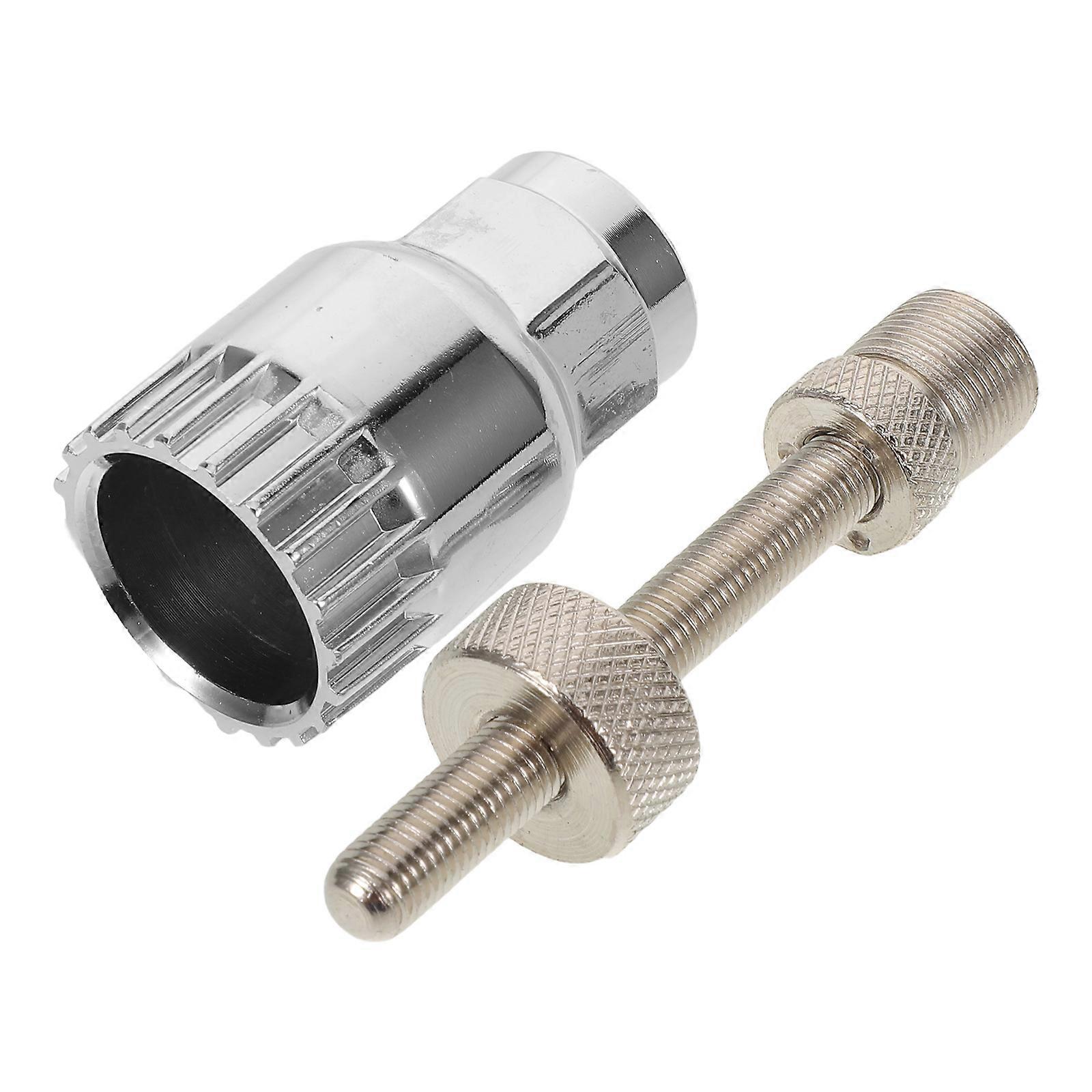 Bike Bottom Bracket Fixing Tool for Accurate Repair 1Set Silver