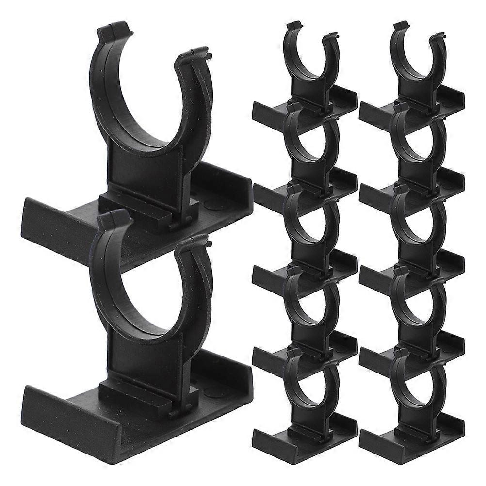 20Pcs Cabinet Leveler Kick Clips for Cabinet Use Black PP Plastic Material