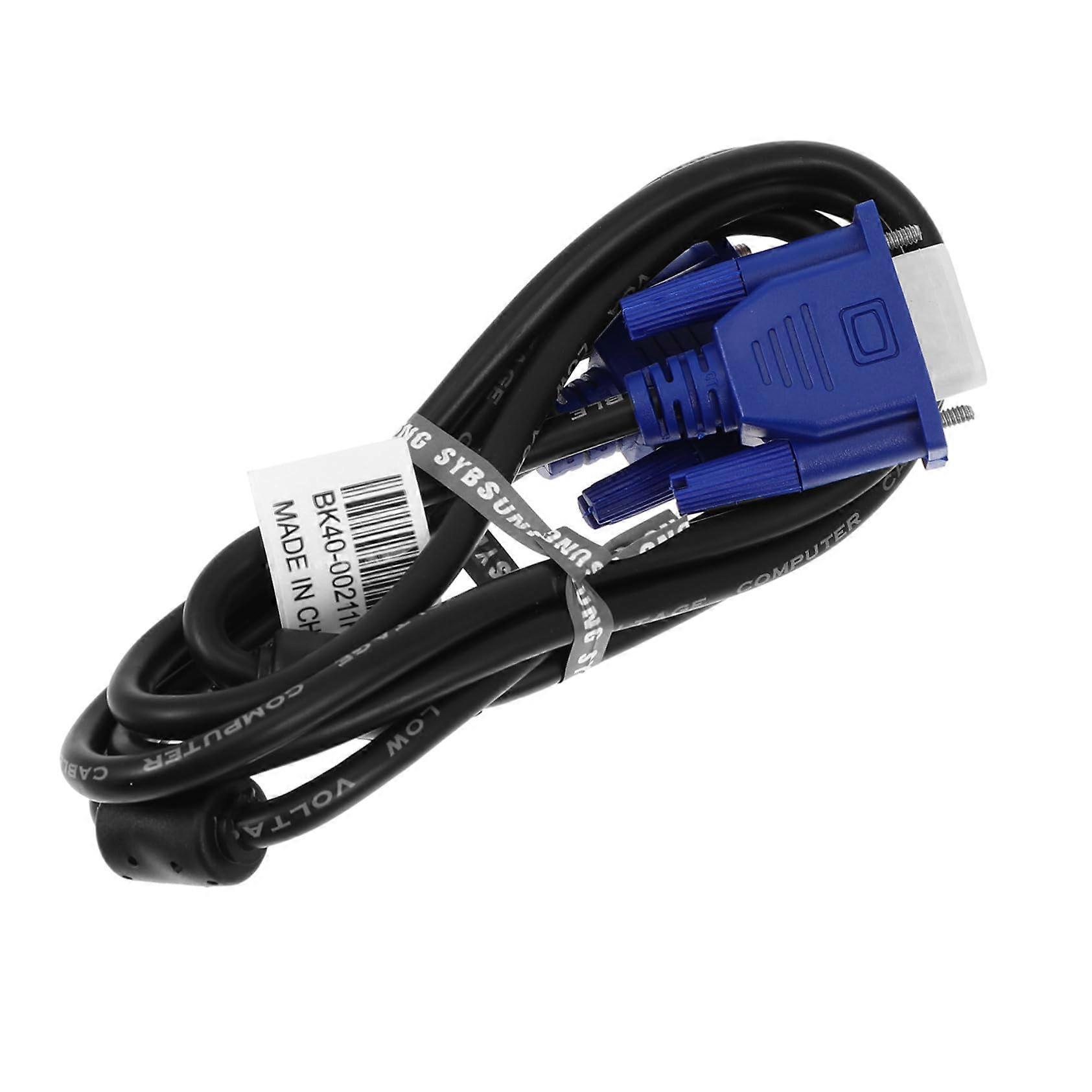 2 Pack VGA Monitor Cable Heat‑Resistant Display Cord for Laptop, PC and Projector