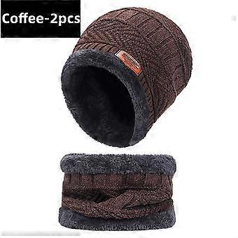 Winter Beanie Hat Scarf Touch Screen Gloves Set Soft Stretch Hat Neck Warmer Scarf Set Knitted Hat Scarf Winter Hats