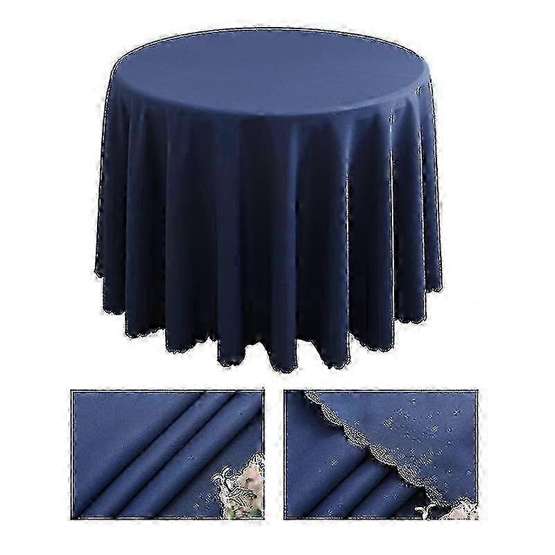 Vaskbar mørkeblå polyesterduk til bryllupsfest og bursdagsfeiringer