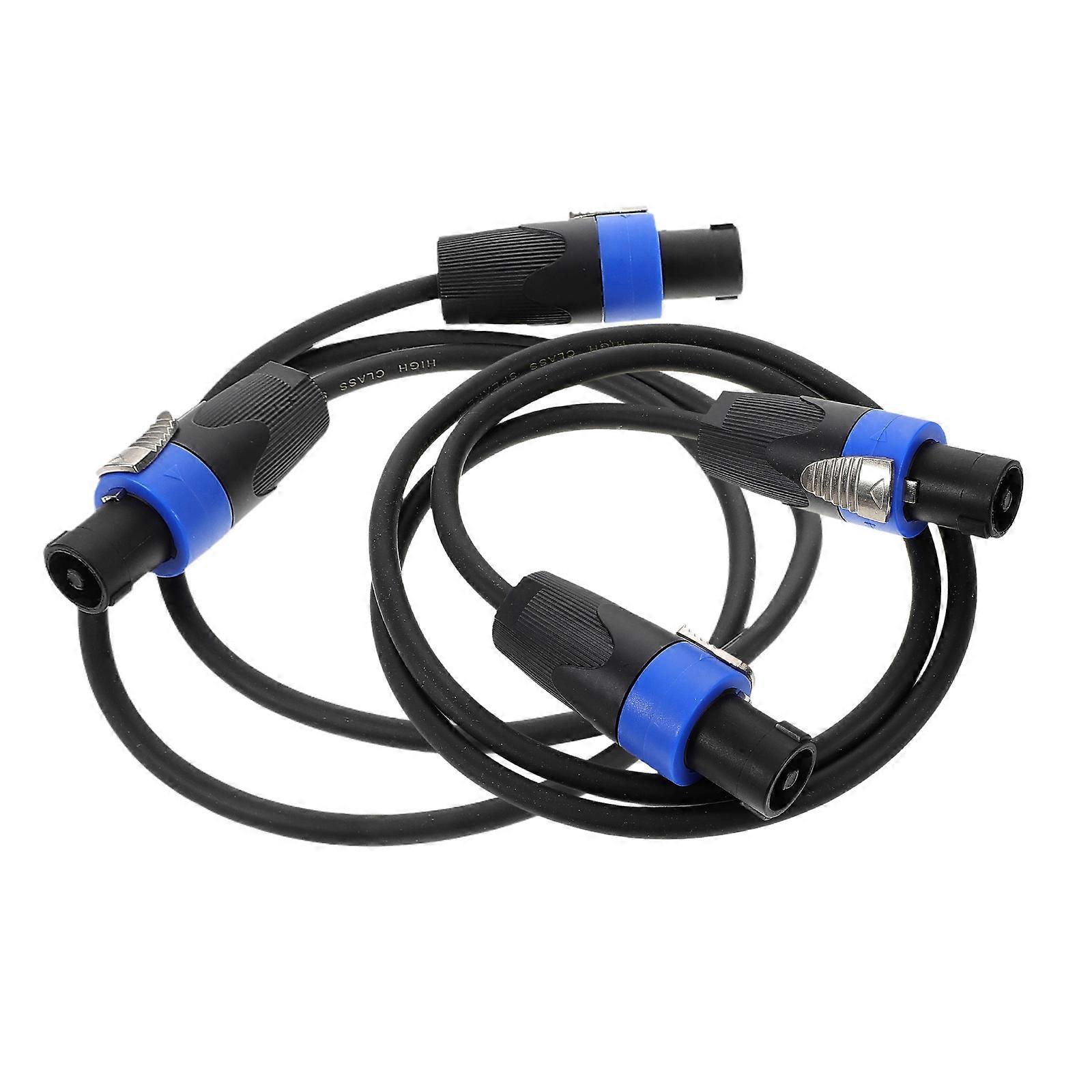 Studio Speaker Cables Four Core for Noise Reduction 6Pcs Audio Wire