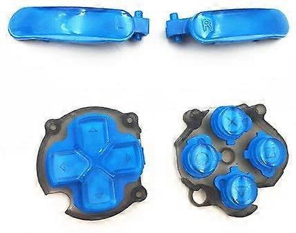 Replacement Buttons Kit with ABXY DPad L R Triggers for PS Vita 2000 PSV Console Blue