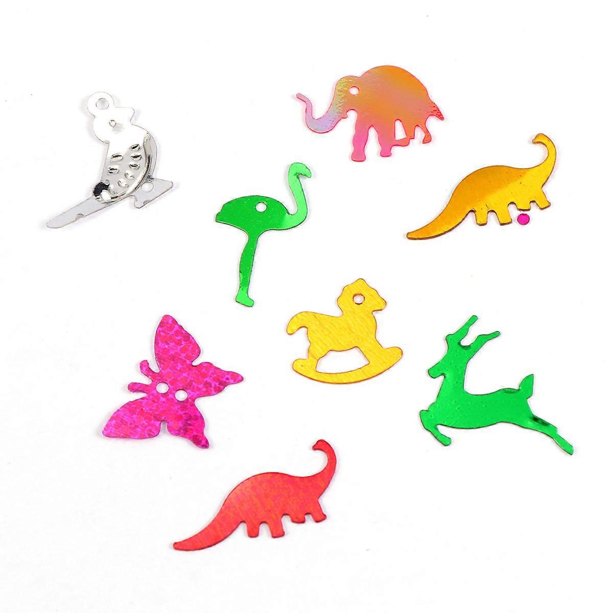 Assorted Color Sequins Multi-shaped Table Decoration For Art Craft Projects 1Pcs