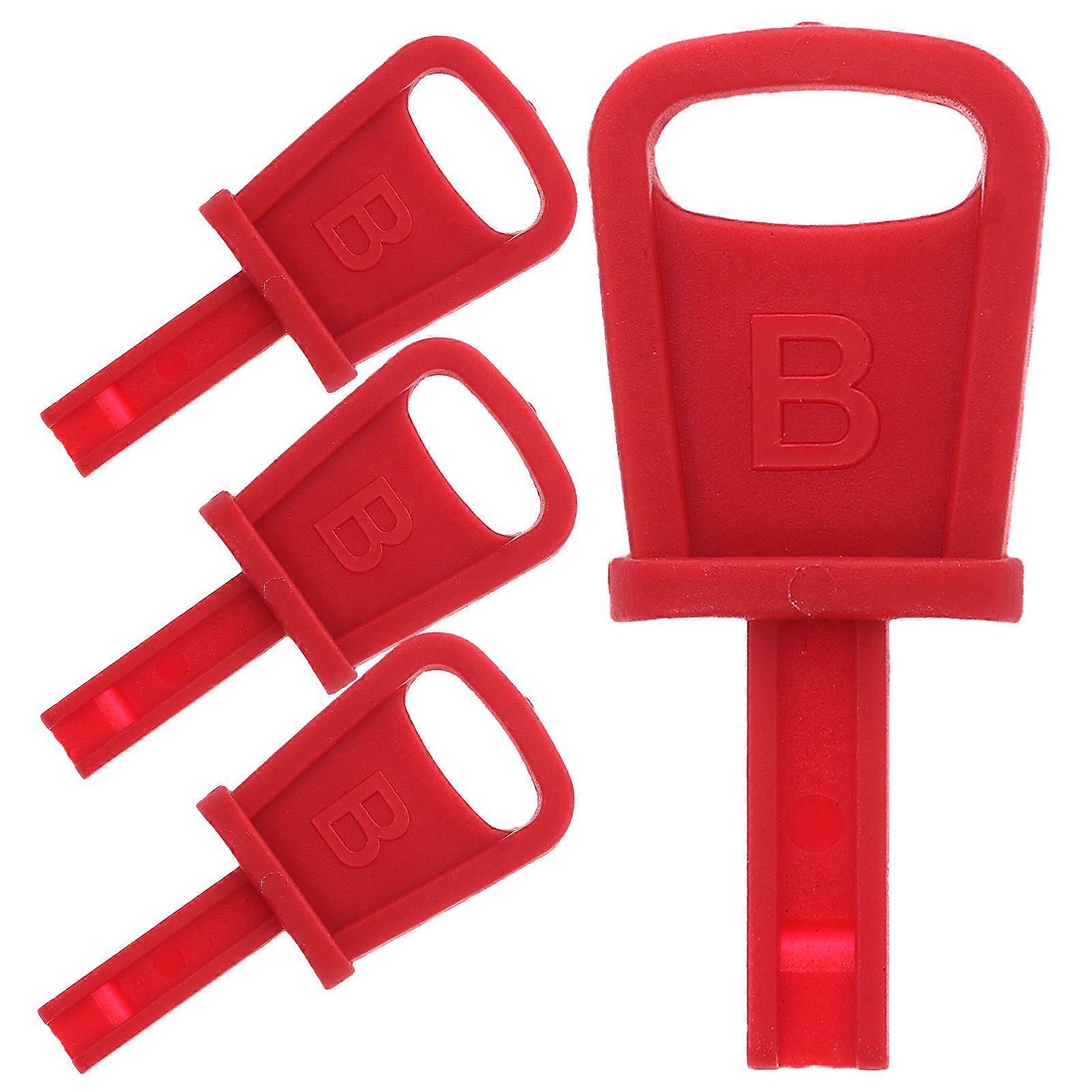 Craftsman Snow Blower Key for Replacement Use 4Pcs Lightweight Red PP