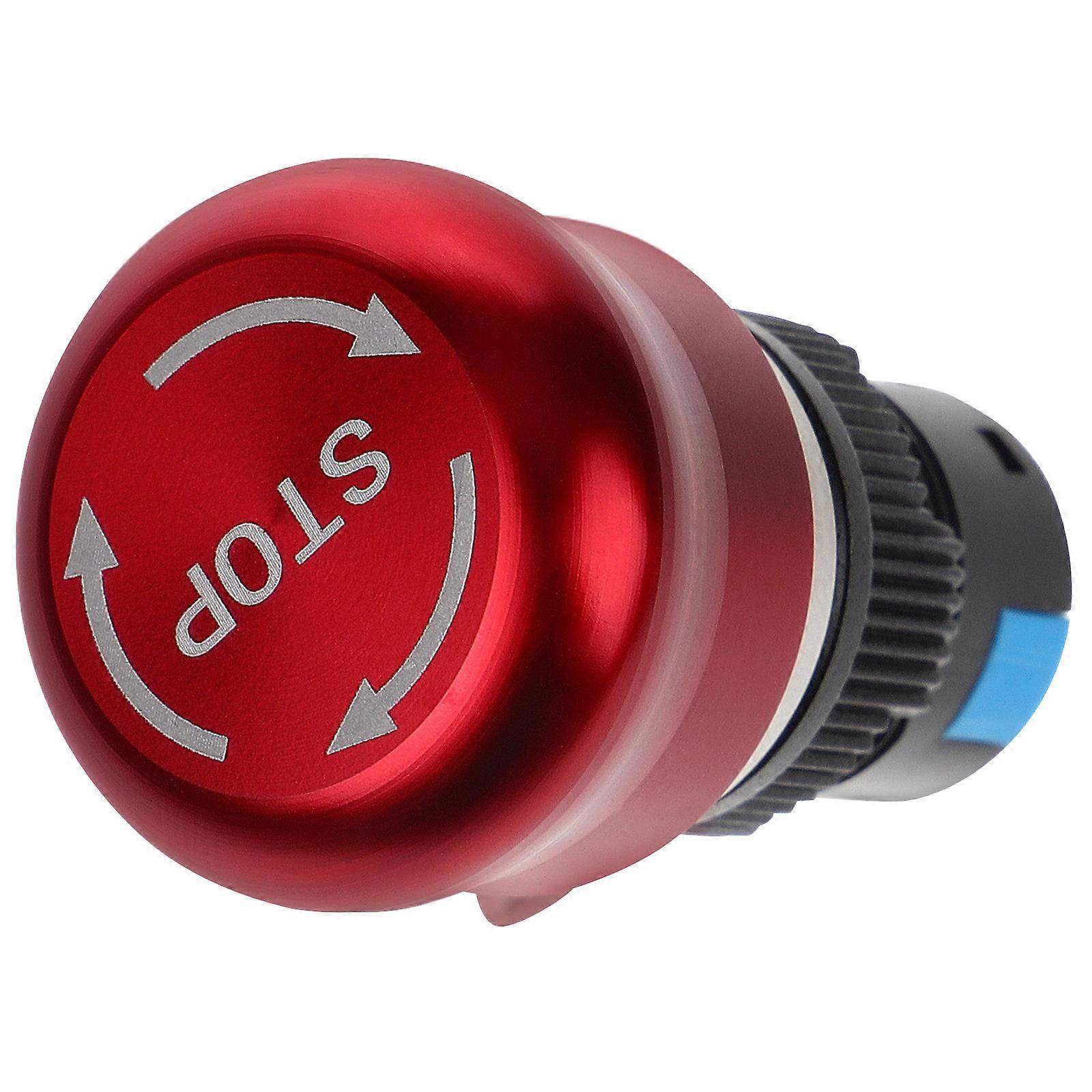 Emergency Stop Button Metal Replacement Push Switch Red