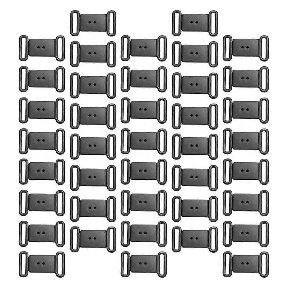 Lingerie Strap Buckle ABS Front Closing Bra Fasteners for 150Pcs Set