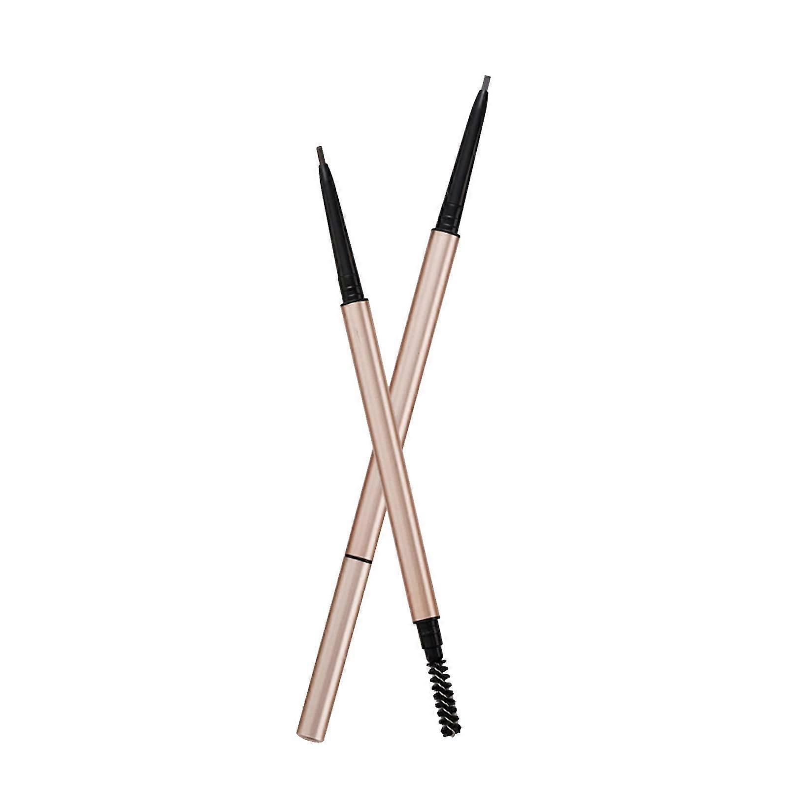 Double Sided Eyebrow Pencil with Brush, Long Lasting Definition for Precise Brow Shaping