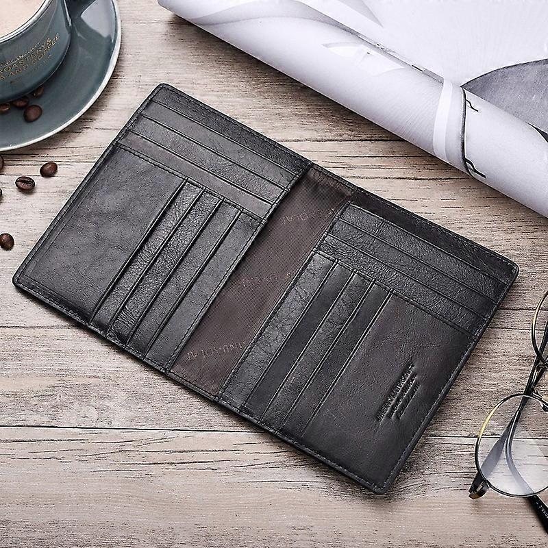 Vintage Multi-function Genuine Leather Card Holder