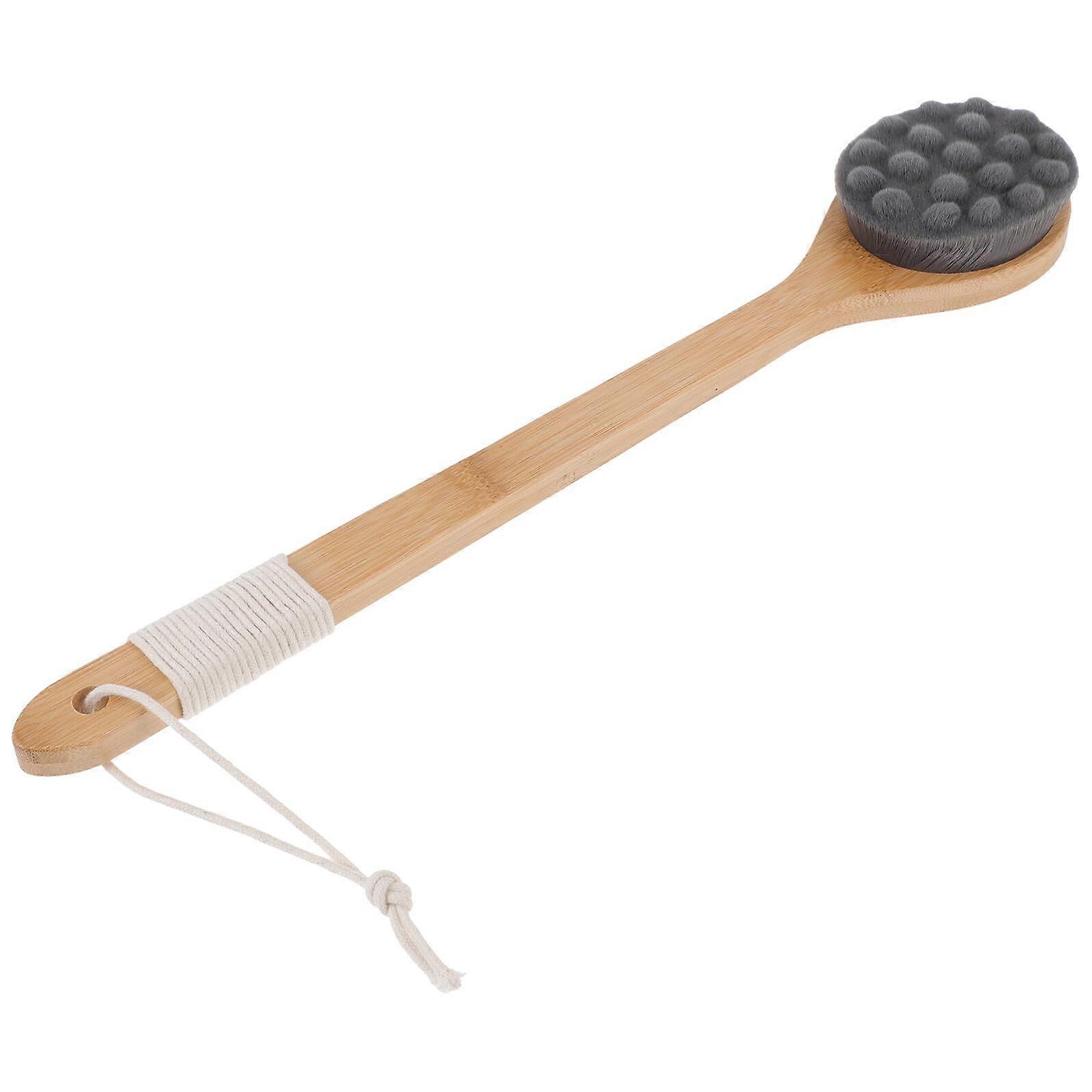 Bath Brush Long Handle Shower Brush for Deep Cleansing Exfoliation and Comfortable Back Scrubber