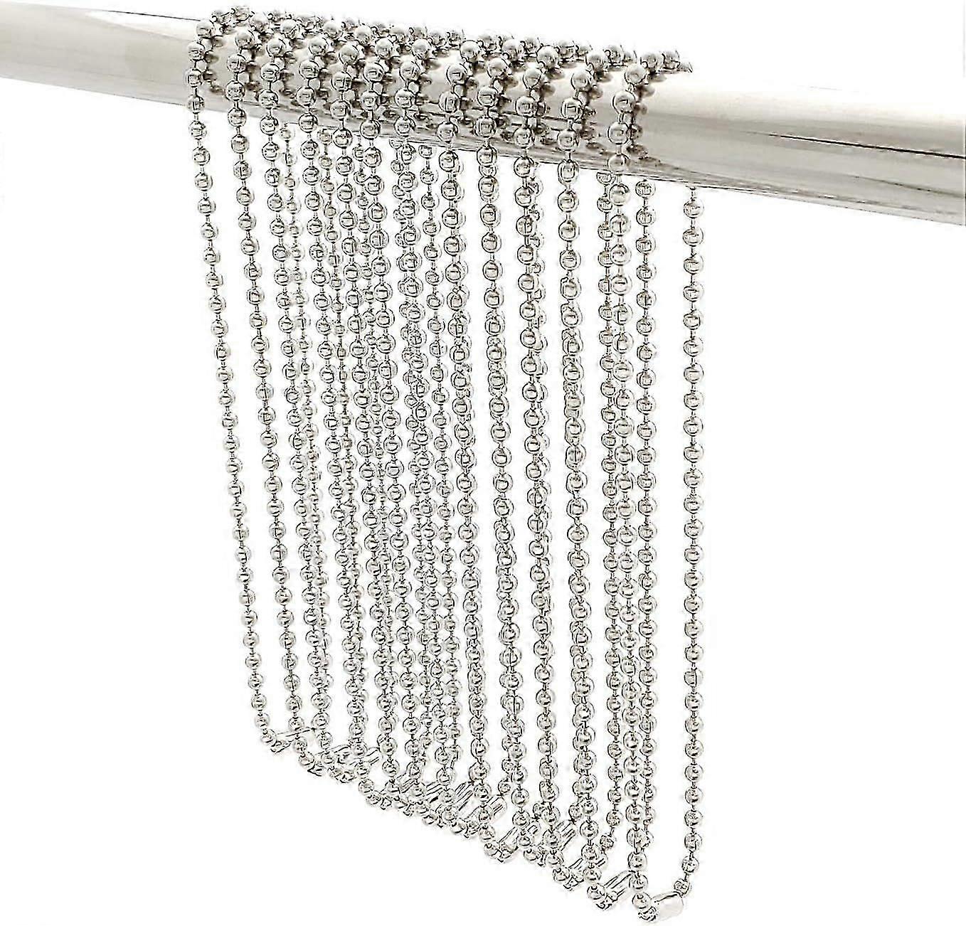 Long Shower Curtain Hooks 27inch/70cm, 12 Rings