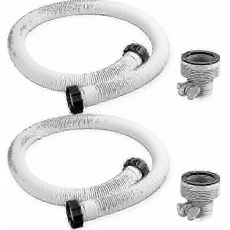 Intex Pool Hose Adapter, 2-Pack Replacement Filter Pump Fittings