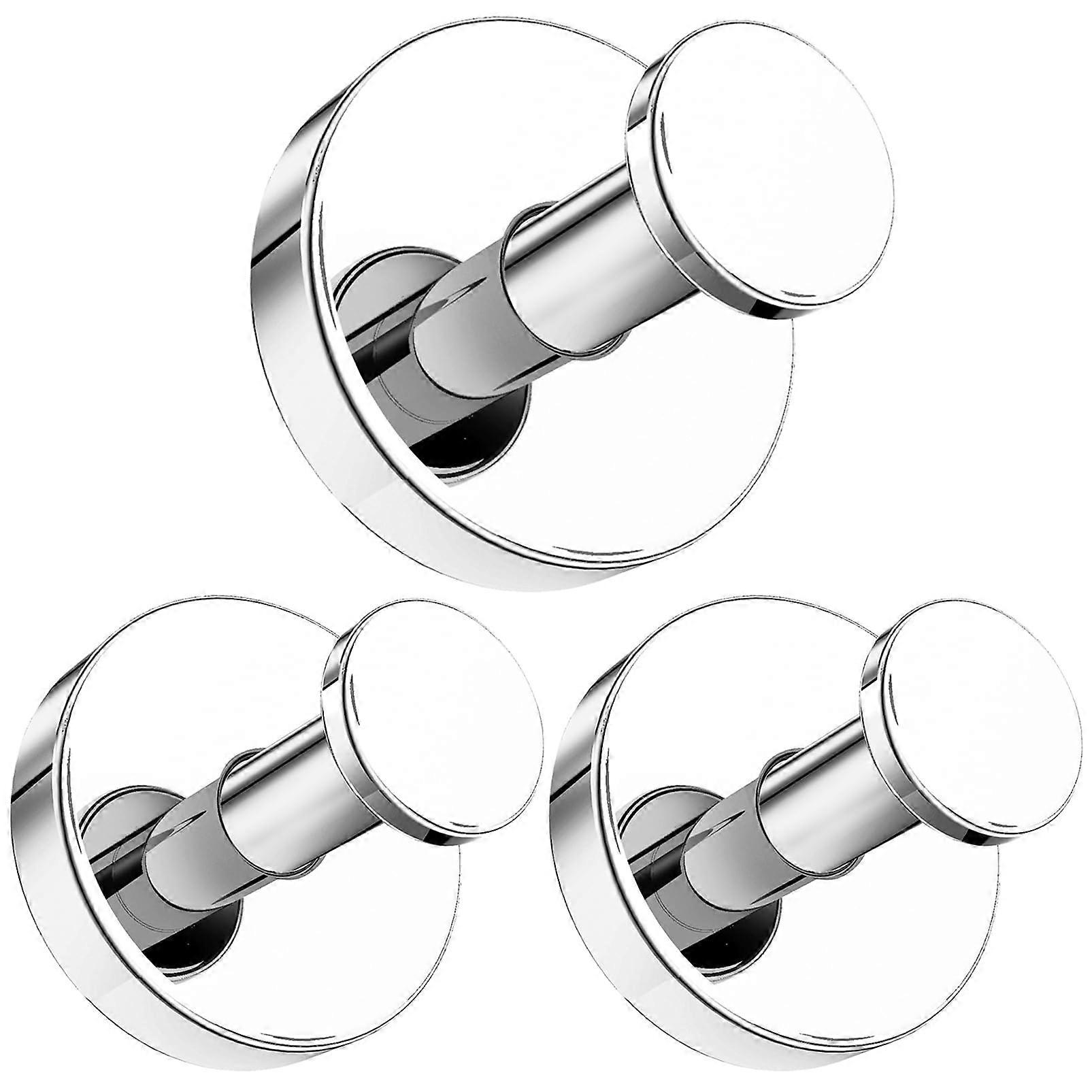 Suction Cup Hooks Bathroom Waterproof Rustproof NoDrill 11lbs Hold Removable MirrorLike 3 Pack