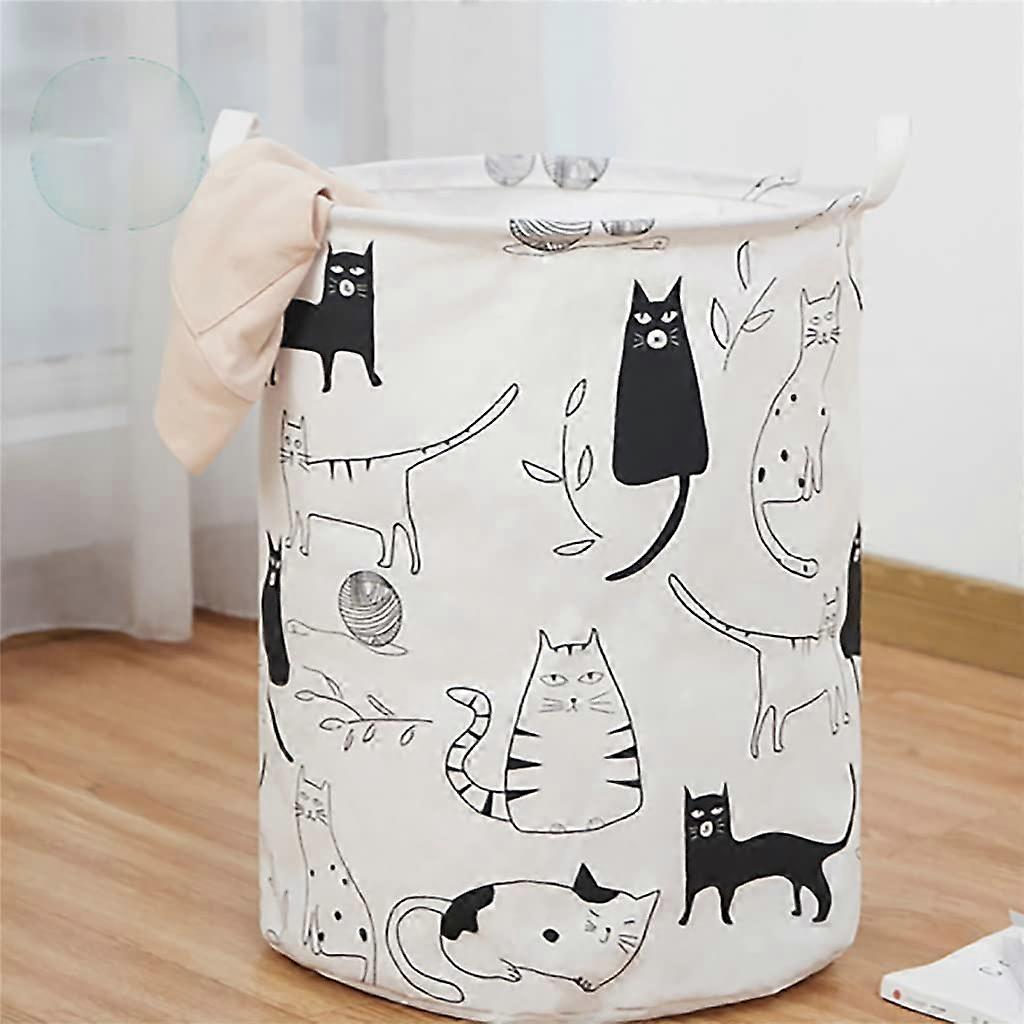 Large Capacity Laundry Basket with Lid for Bathroom Storage 40x50cm Foldable Hamper