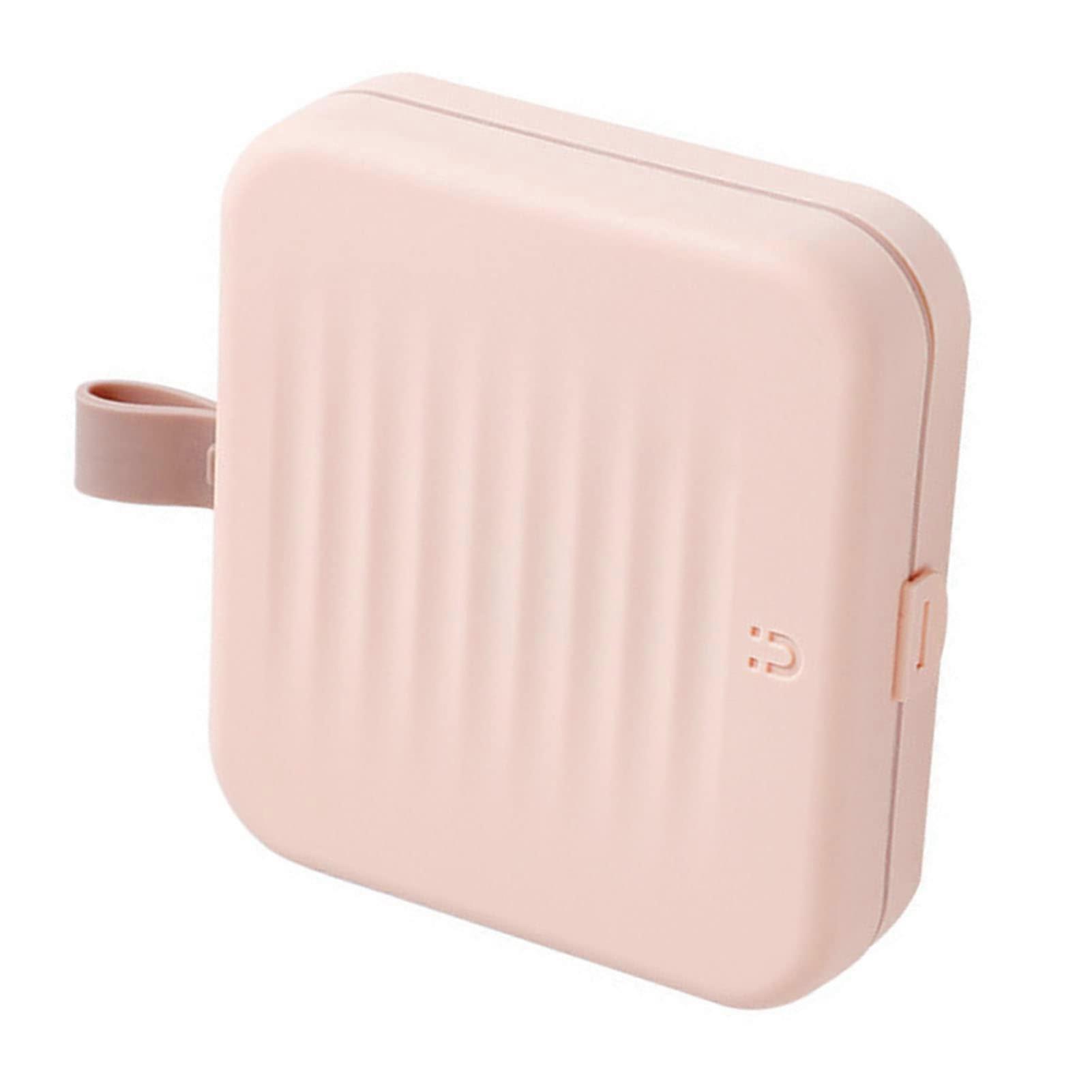 Magnetic Sewing Kit Box with Magnetic Suction Closure, Compact Pink Organizer for Dormitory Use