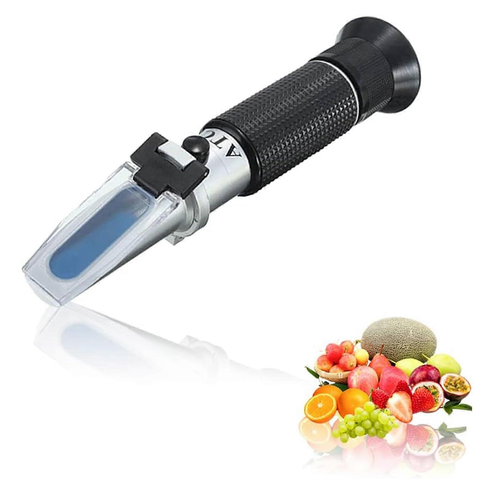 032% Beer Wort Refractometer with Dual Scale Brix and Specific Gravity, ATC for Home Brewing