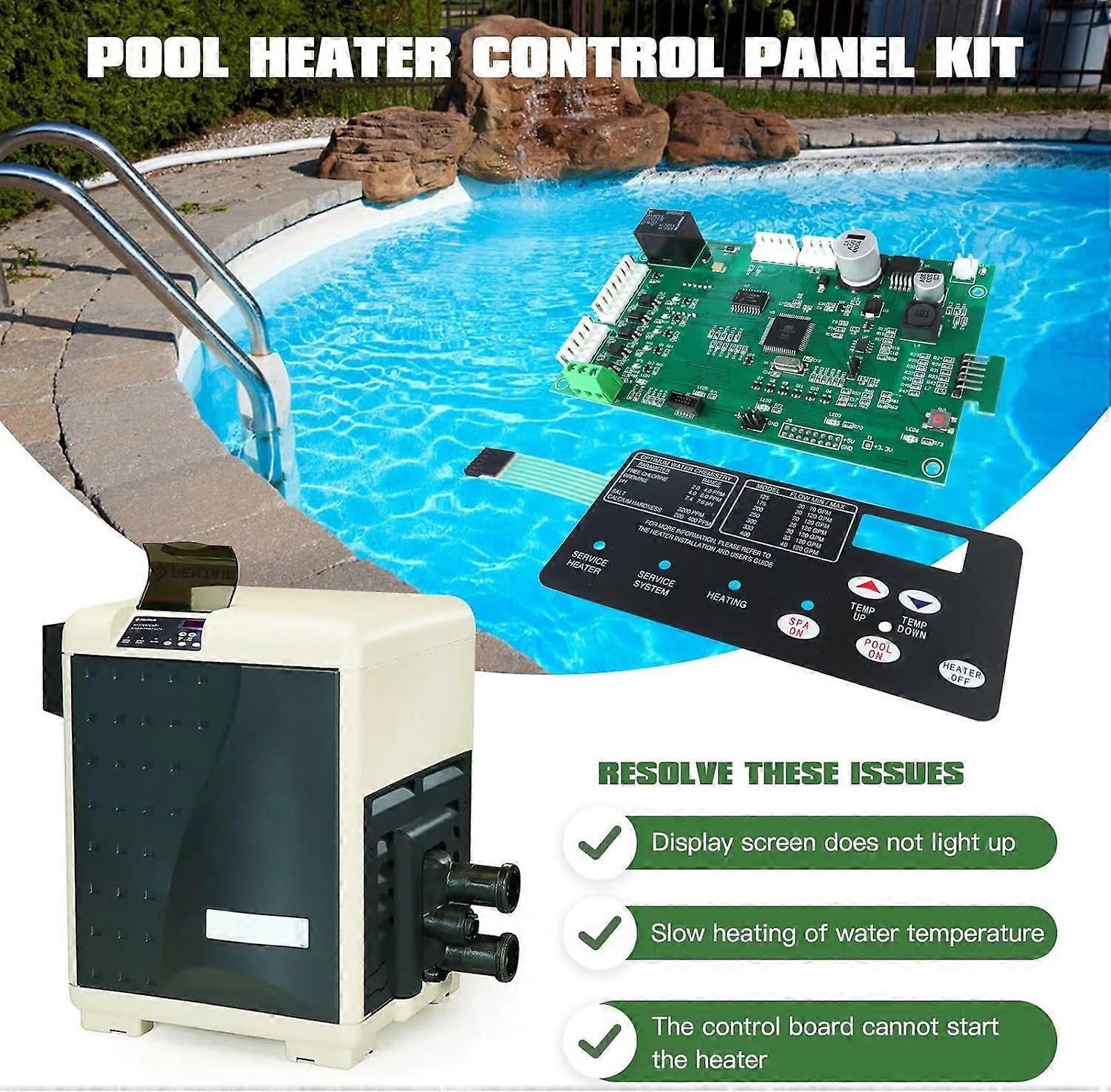 420020007S Pool Heater Control Board Kit for MasterTemp SR200NA SR333NA SR400NA StaRite MaxETherm