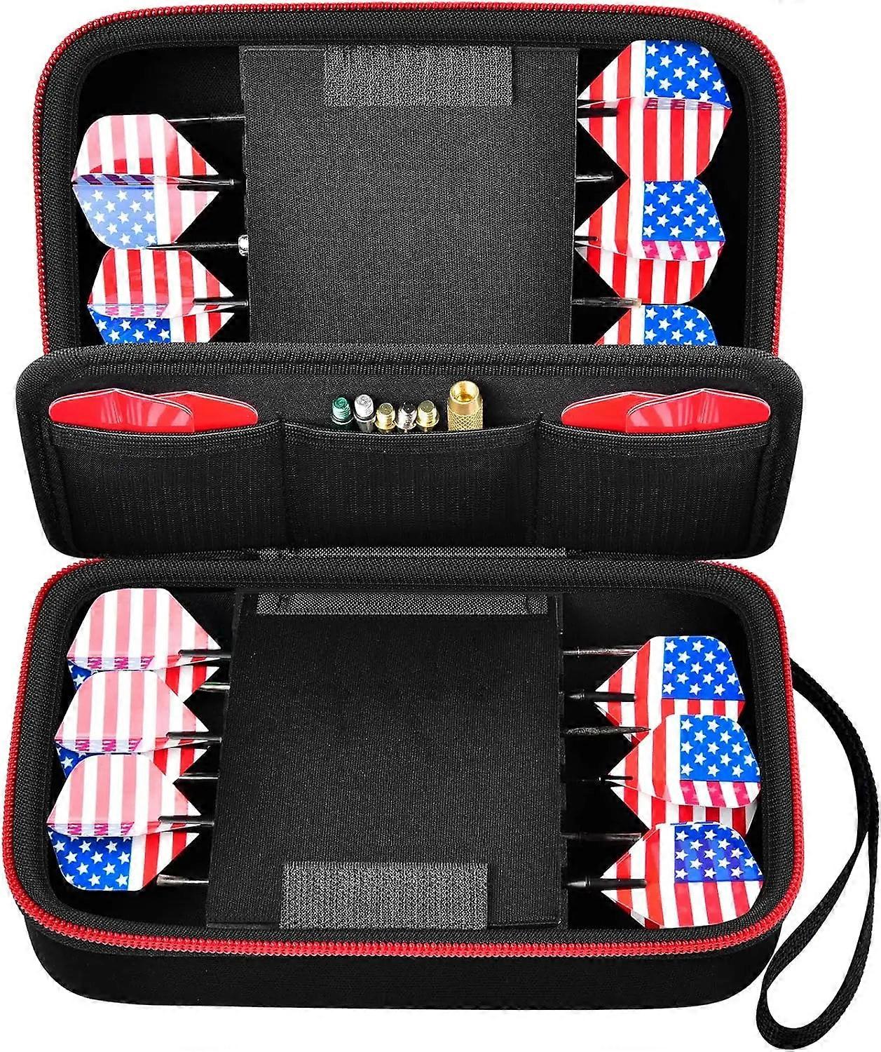 Dart Case Holder Bag For 12 Steel/soft Tip Darts, Storage Organizer, Holds 12
