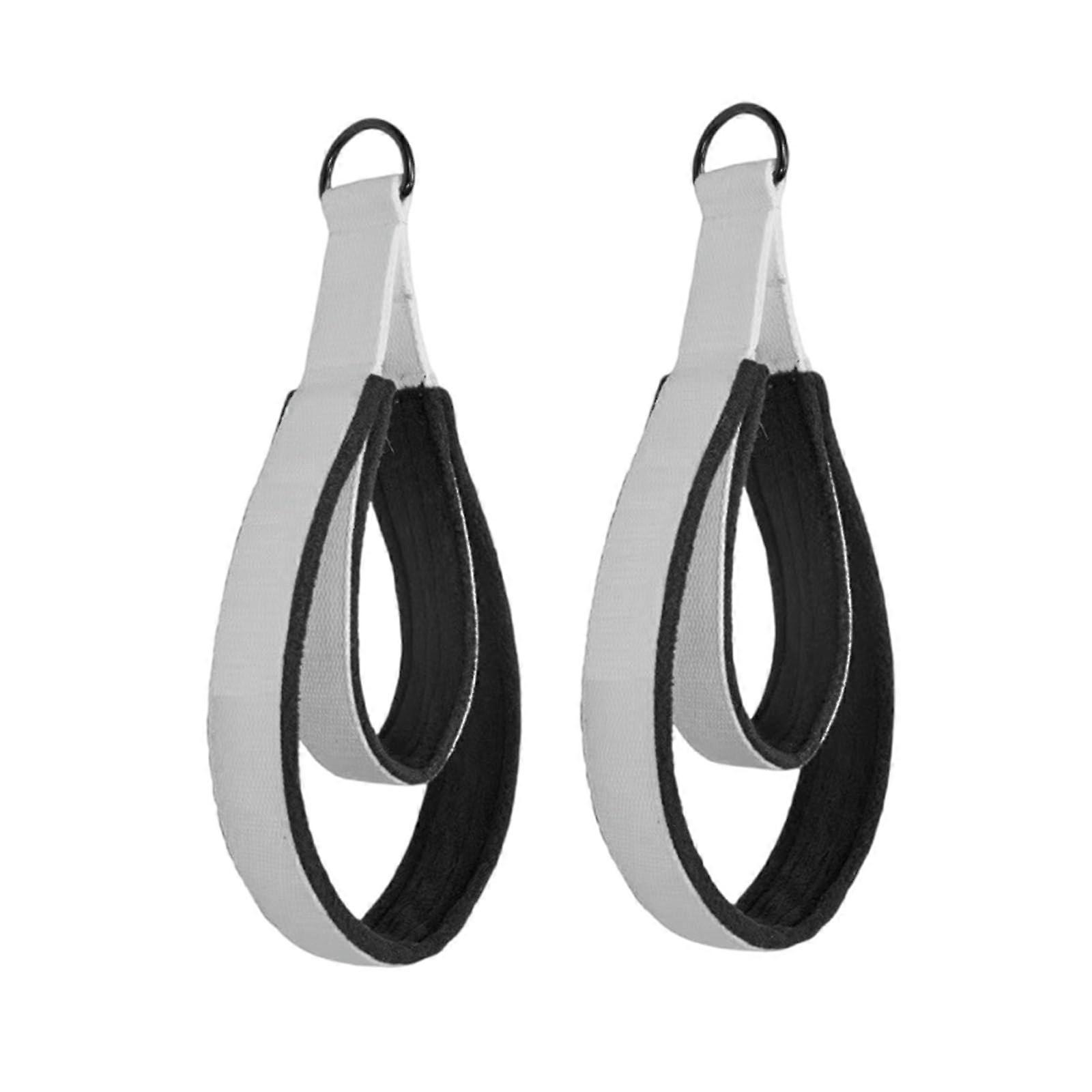 Adjustable Pilates Reformer Double Loop Straps with Non Slip Padded Grip for Home Gym Flexibility Workout