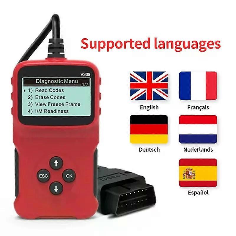 2024 OBD2 Scanner Professional Auto Engine System Diagnostic Tool Lifetime Free Automotive Code Reader with Cloud Printing