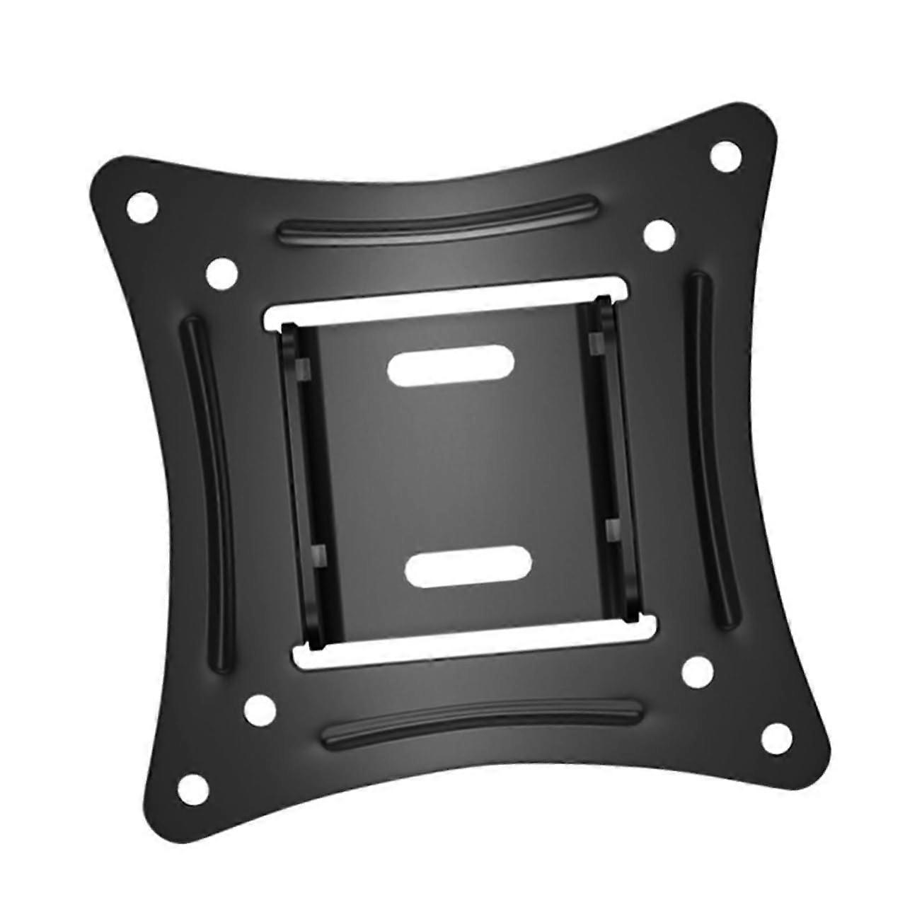 Monitor Wall Mount Adjustable SpaceSaving Bracket for Computer Monitors Universal Fit Black