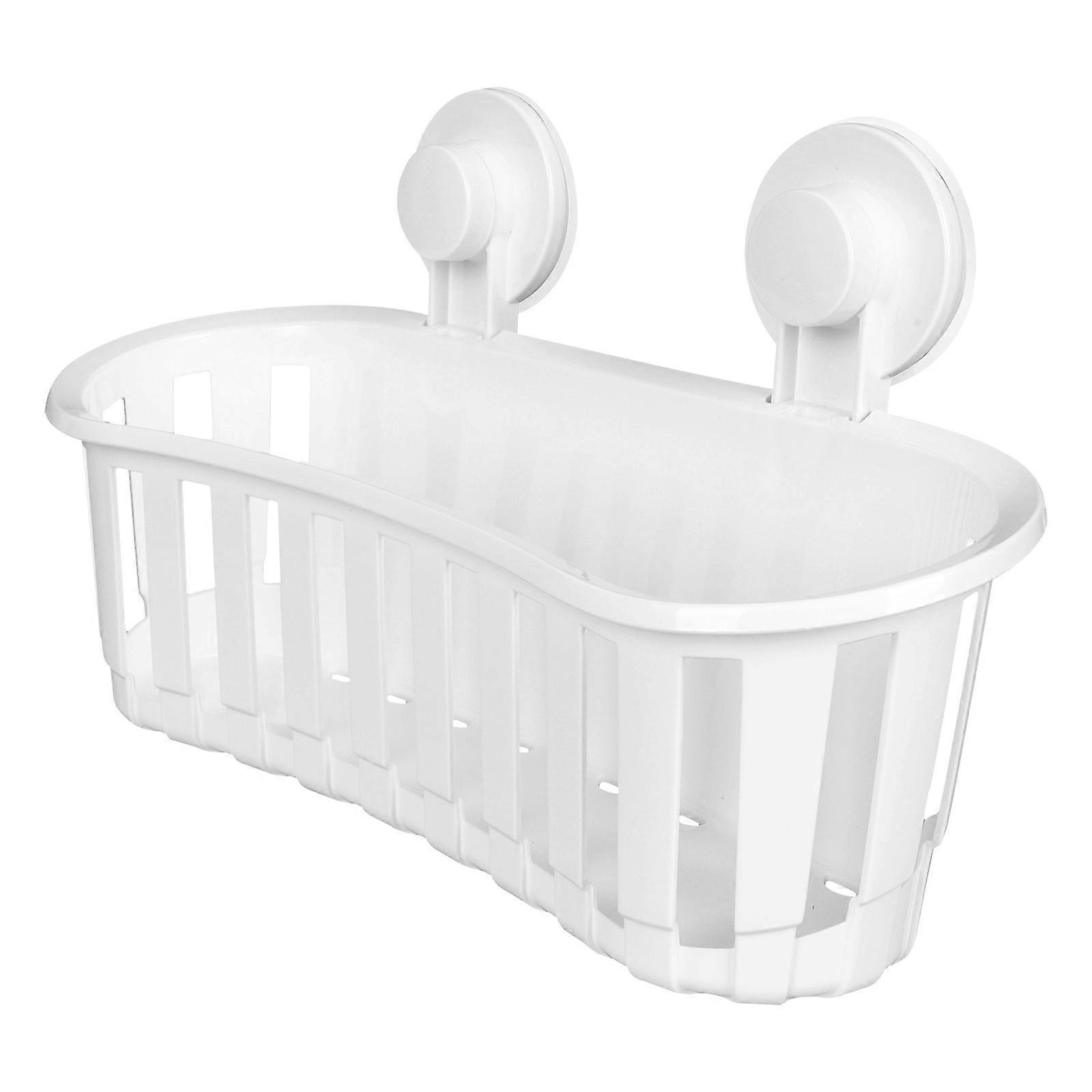 Bathroom Storage Basket Wall-Mounted Rack for Storage Use 1Pcs Plastic