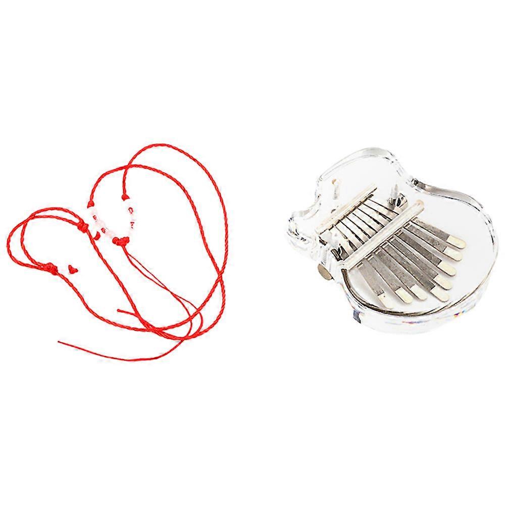 5Pcs Set 8 Keys Acrylic Thumb Piano Kalimba for Beginner