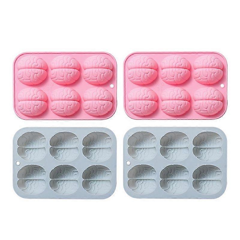 4PCS Halloween Chocolate Candy Silicone Mold