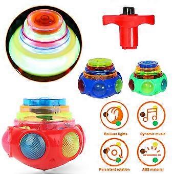 Giocattoli rotanti MesaSe Gyro con luci a LED per feste di compleanno per ragazzi e ragazze, rosso