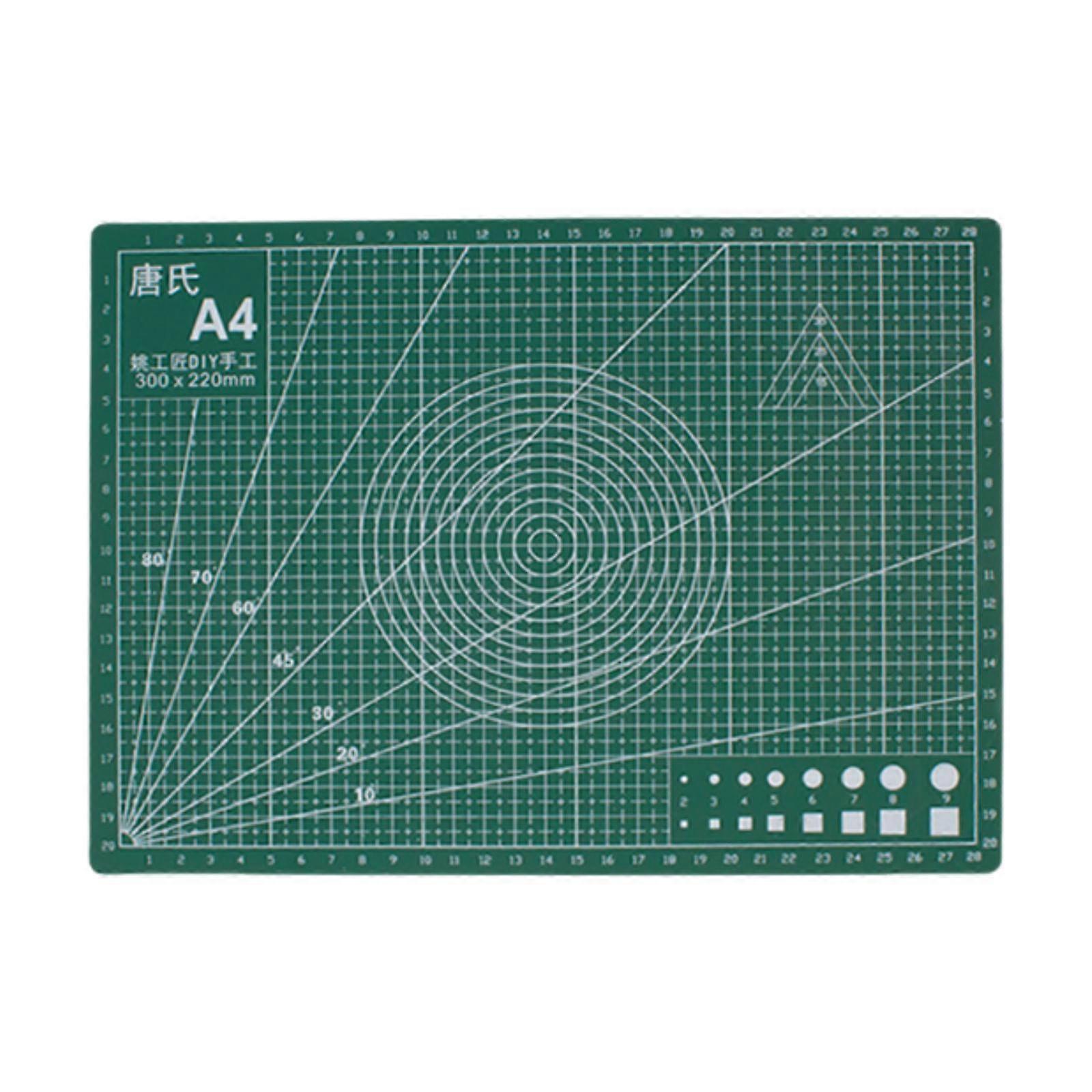 Gridded Cutting Board Cutting Sewing Mat for Crafts Practical PVC Versatile