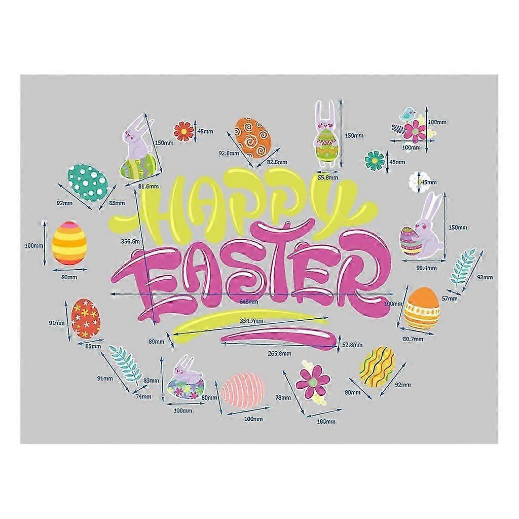 Easter Bunny Reflective Magnet Car Decorations