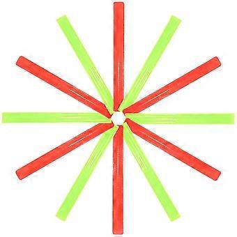 Reflective Slap Bracelet Armbands for Hiking with 12Pcs Safety Reflectors