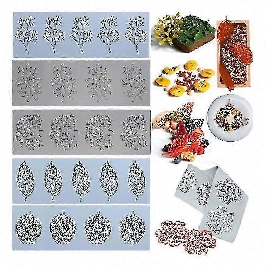 Silicone Cake Decorating Mold, 6 Pieces